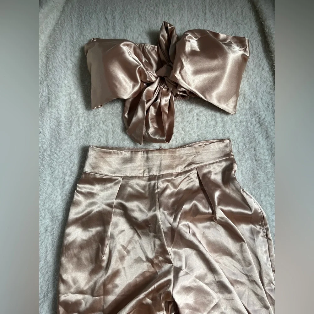 Champagne Two-Piece Set - Picture 2 of 4